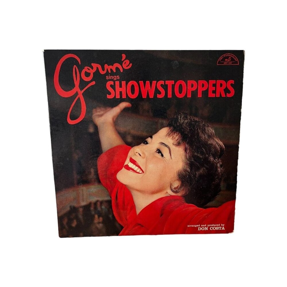 EYDIE GORME-GORME SINGS SHOWSTOPPERS-ABC-254-WHITE PROMO MONO-1959